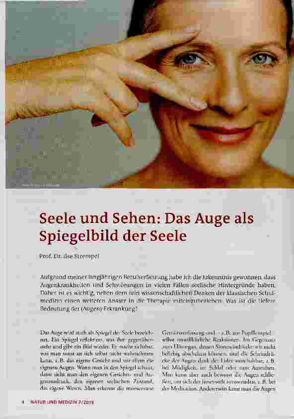 Vorschauseite 1: Seele und Sehen: Das Auge als Spiegelbild der Seele
