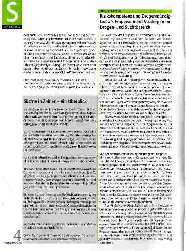 Vorschauseite 2: Cender und Sucht: Gewalt in Familien und Partnerschaften