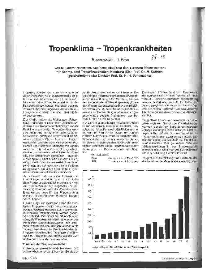 Vorschauseite 1: Tropenklima - Tropenkrankheiten Tropenmedizin 1. Folge