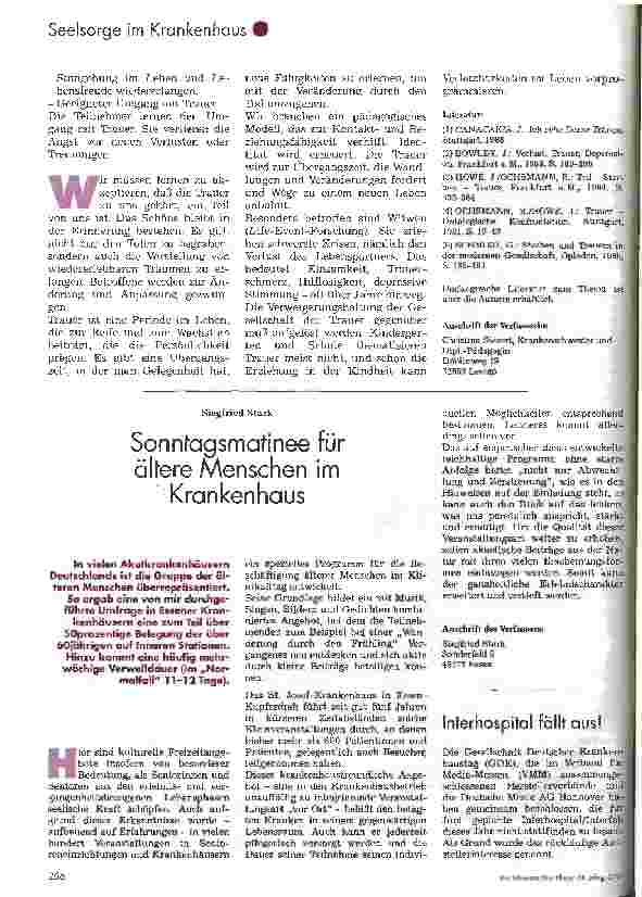 Vorschauseite 5: Die Bedeutung von Trauer und Trauerarbeit