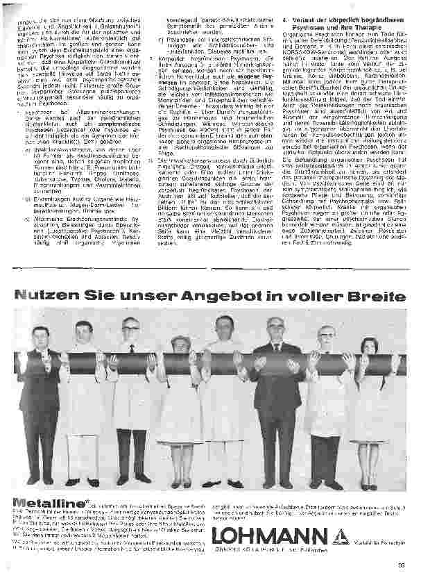 Vorschauseite 6: Die Schwester in der Psychiatrie 13. Folge: Die körperlich begründeten Psychosen