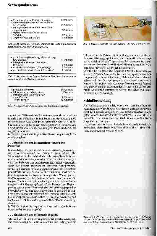 Vorschauseite 3: Erhöhung der Lebensqualität durch implantierbares Venenwegsystem? Ergebnis einer Umfrage