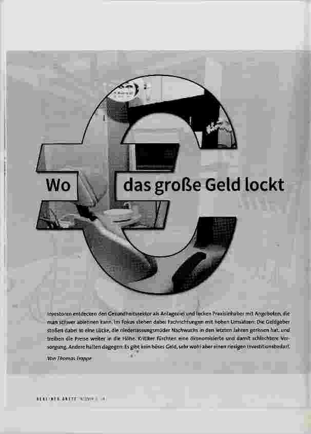 Vorschauseite 1: Wo das große Geld lockt