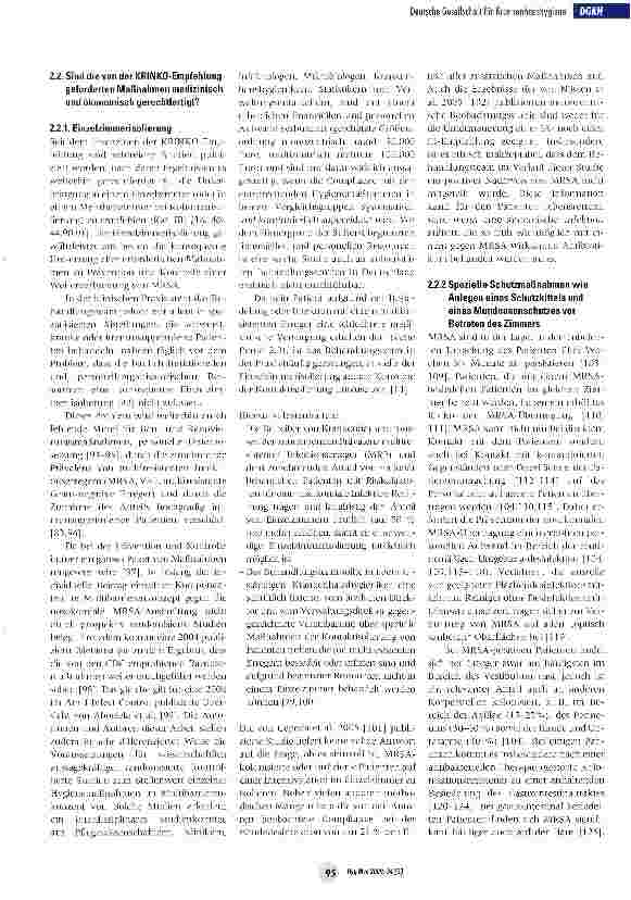 Vorschauseite 6: Umsetzung der MRSA-Empfehlung der KRINKO von 1999 -Aktuelle Hinweise des Vorstands der DGKH