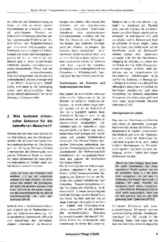 Vorschauseite 2: Pflegephänomen Schmerz - das Erleben betroffener Menschen verstehen