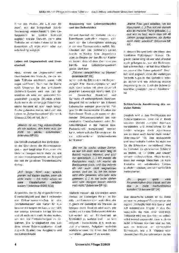 Vorschauseite 3: Pflegephänomen Schmerz - das Erleben betroffener Menschen verstehen