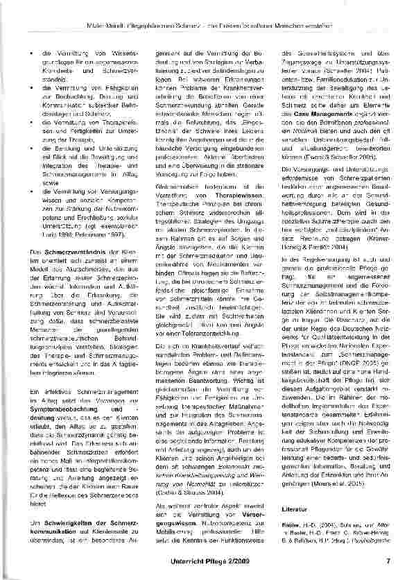 Vorschauseite 6: Pflegephänomen Schmerz - das Erleben betroffener Menschen verstehen