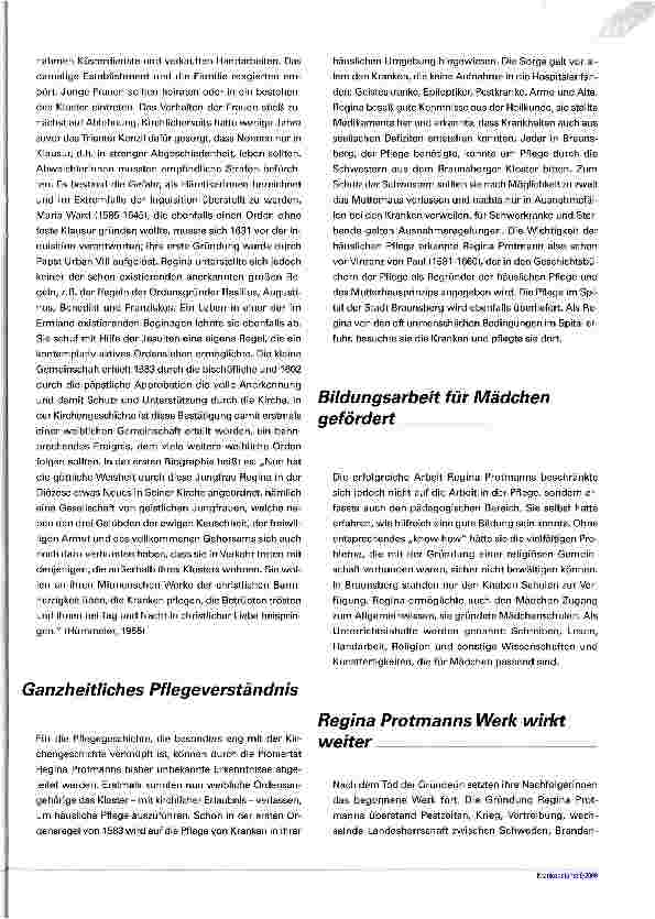 Vorschauseite 2: Eine ungewöhnliche Ordensgründerin