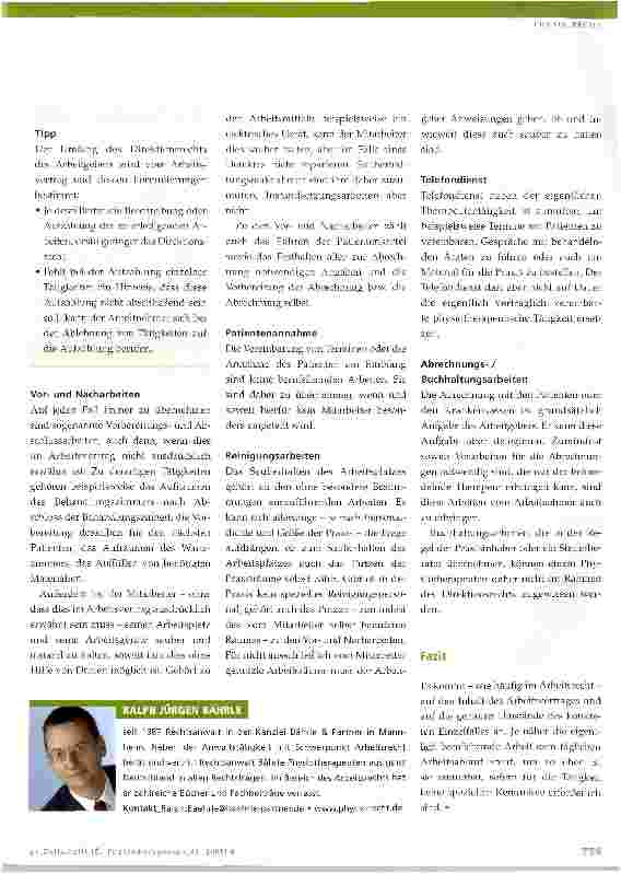 Vorschauseite 2: Berufsfremde Arbeiten