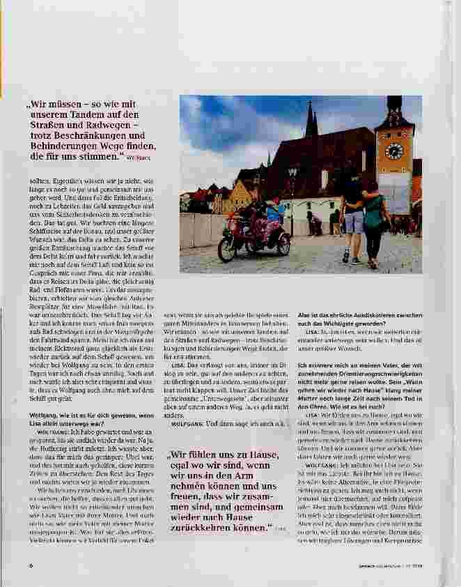 Vorschauseite 3: Von der Lust am gemeinsamen Unterwegssein