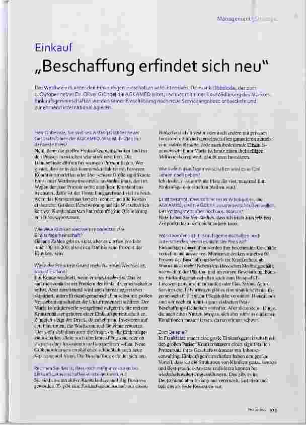 Vorschauseite 1: Beschaffung erfindet sich neu