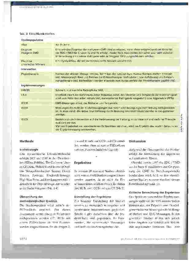 Vorschauseite 3: Chronisch myogene kraniomandibuläre Dysfunktion