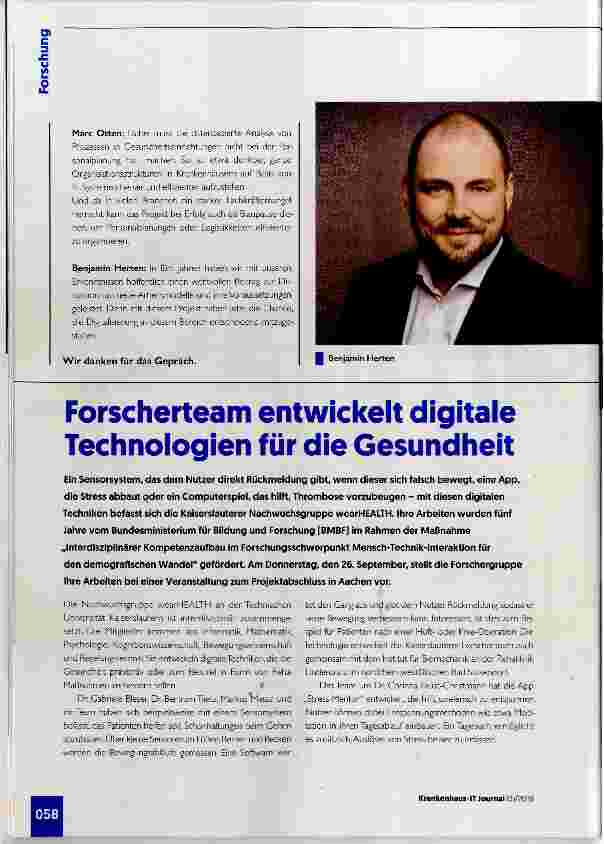 Vorschauseite 3: Künstliche Intelligenz hilft bel Personalengpässen