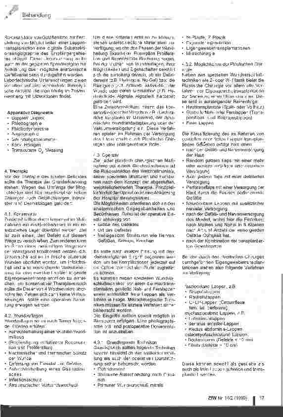 Vorschauseite 2: Ulcus cruris Therapieformen aus Sicht der Plastischen Chirurgen