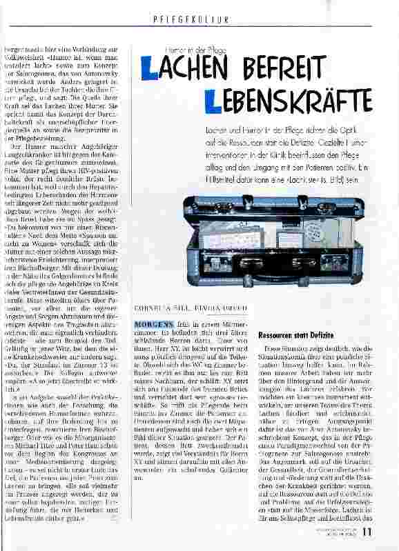 Vorschauseite 4: Was gibts da zu lachen? Basler Humor-Kongress