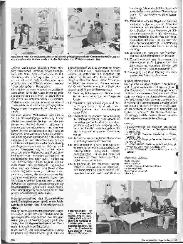 Vorschauseite 3: Sozialarbeiter grad. und Sozialpädagoge grad. Berufsgruppendarstellung in der Kinderund Jugendpsychiatrie 8. Folge