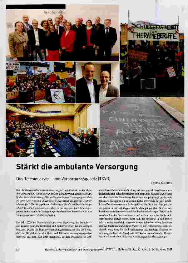 Vorschauseite 1: Stärkt die ambulante Versorgung