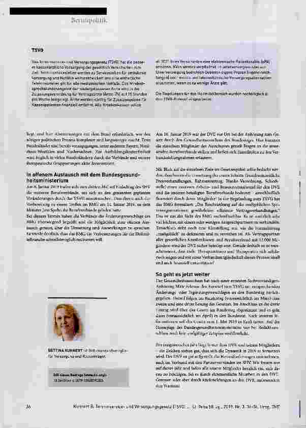 Vorschauseite 3: Stärkt die ambulante Versorgung