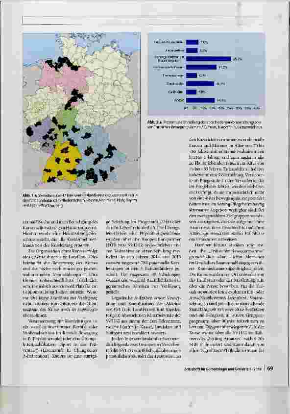 Vorschauseite 2: Trittsicher durchs Leben: Analyse von 1092 Bewegungskursen im ländlichen Raum
