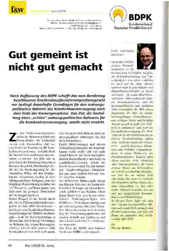 Vorschauseite 1: Gut gemeint ist nicht gut gemacht