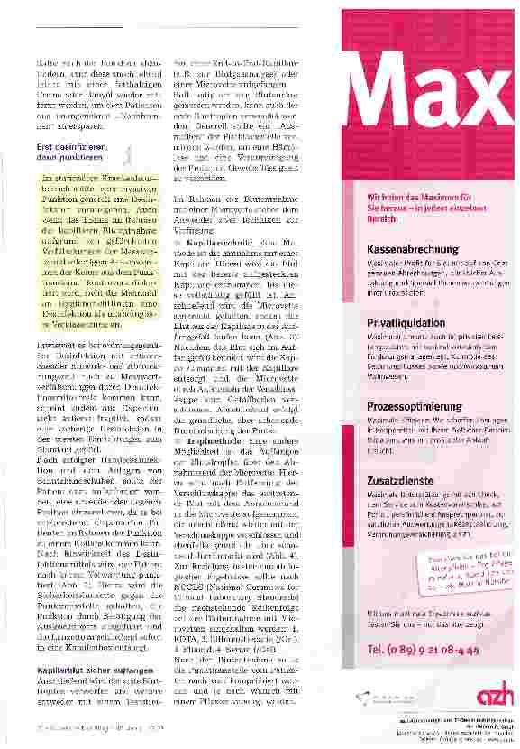 Vorschauseite 4: Einfach und sicher Blut entnehmen