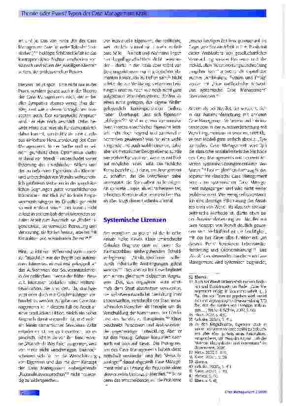 Vorschauseite 5: Theorie oder Praxis? Typen der Case Management-Kritik