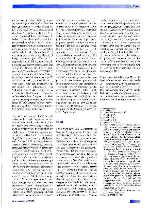 Vorschauseite 6: Theorie oder Praxis? Typen der Case Management-Kritik