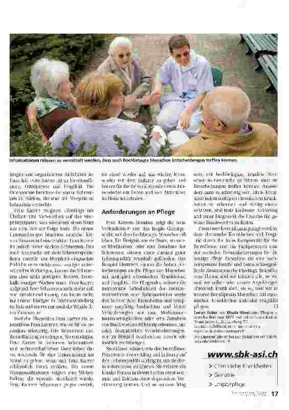 Vorschauseite 3: Gebrechlichkeit als pflegerische Herausforderung