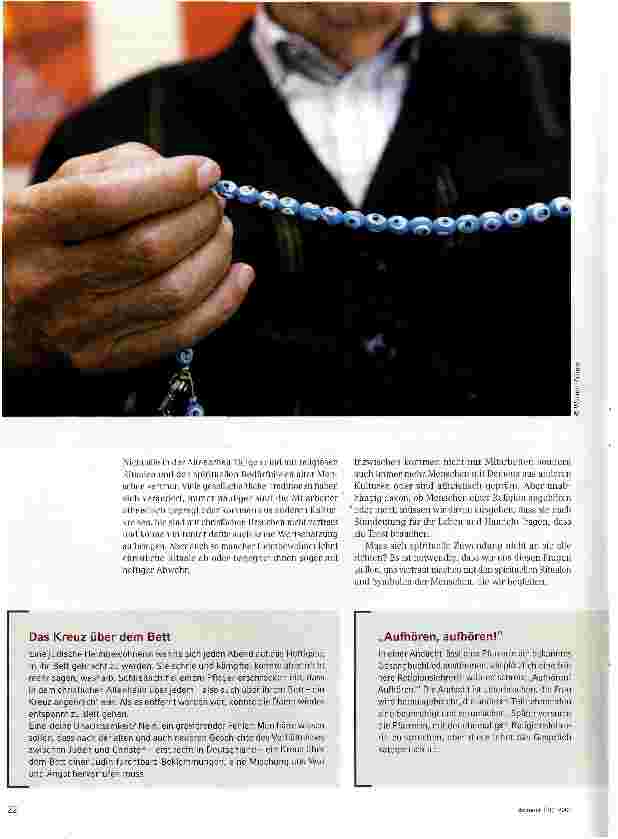 Vorschauseite 2: Spirituelle Bedürfnisse: Sicherheit für die Seele