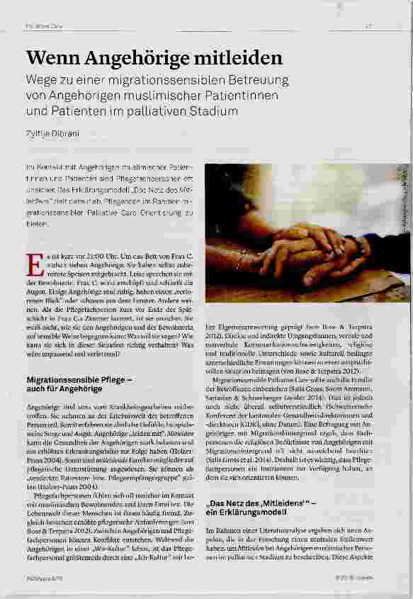 Vorschauseite 1: Wenn Angehörige mitleiden