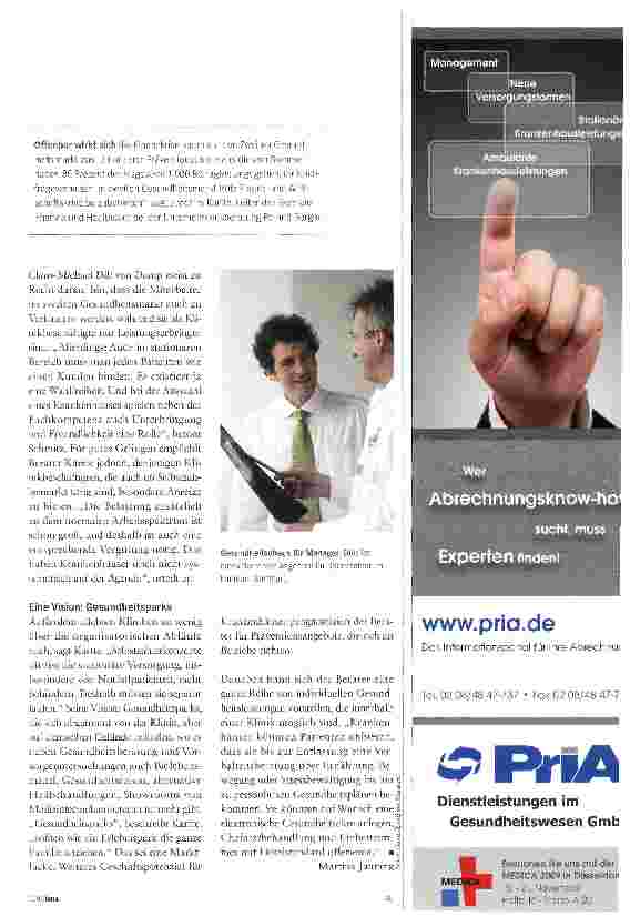 Vorschauseite 4: Die Freuden der DRG-freien-Zone