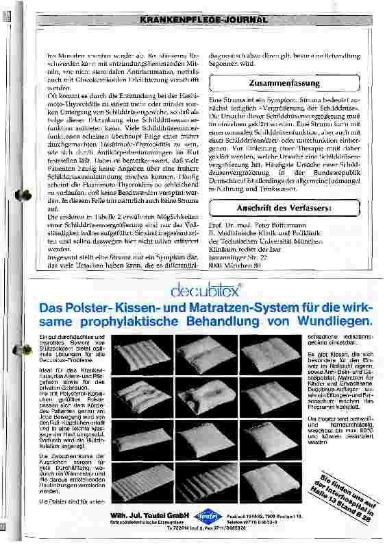 Vorschauseite 4: Wie kommt es zur Entwicklung einer Struma?