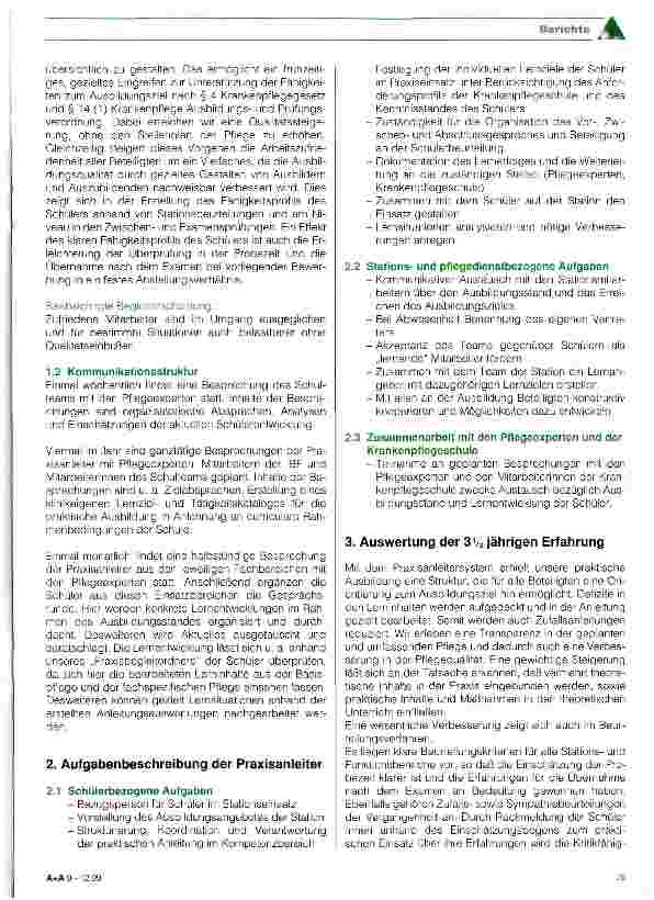 Vorschauseite 2: Praxisanleitung