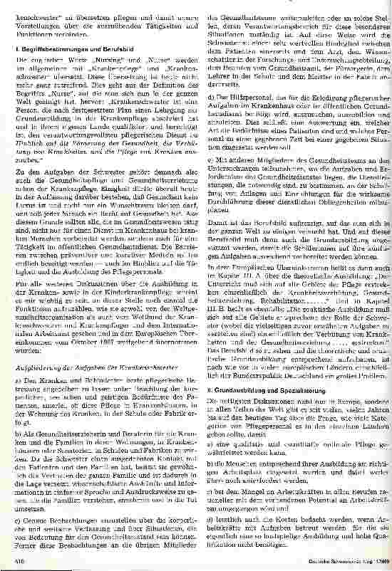 Vorschauseite 3: Probleme der Krankenschwesternausbildung in Europa
