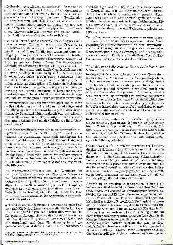 Vorschauseite 4: Probleme der Krankenschwesternausbildung in Europa