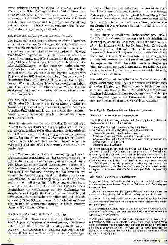 Vorschauseite 5: Probleme der Krankenschwesternausbildung in Europa
