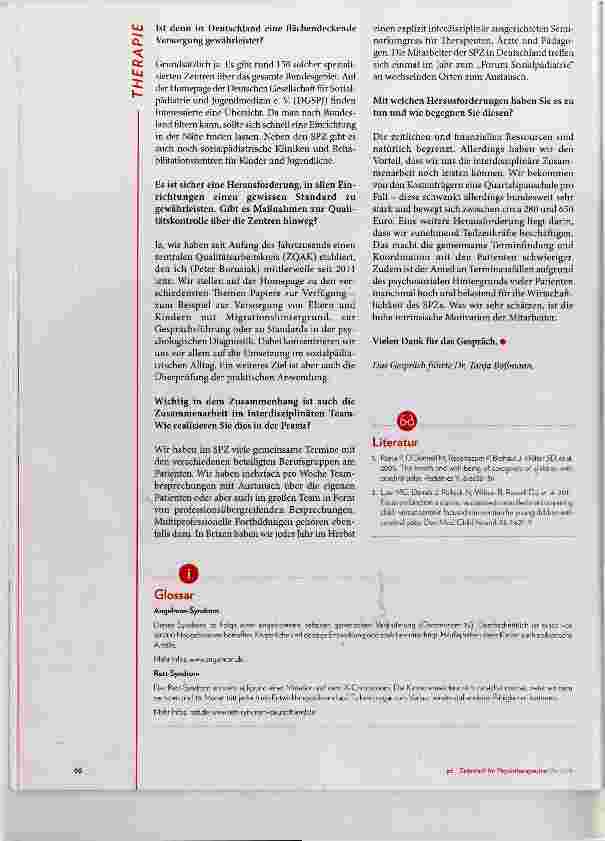 Vorschauseite 3: Sozialpädiatrische Zentren