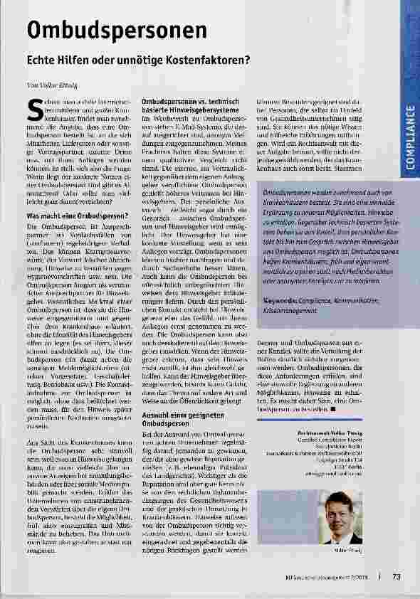 Vorschauseite 1: Ombudspersonen