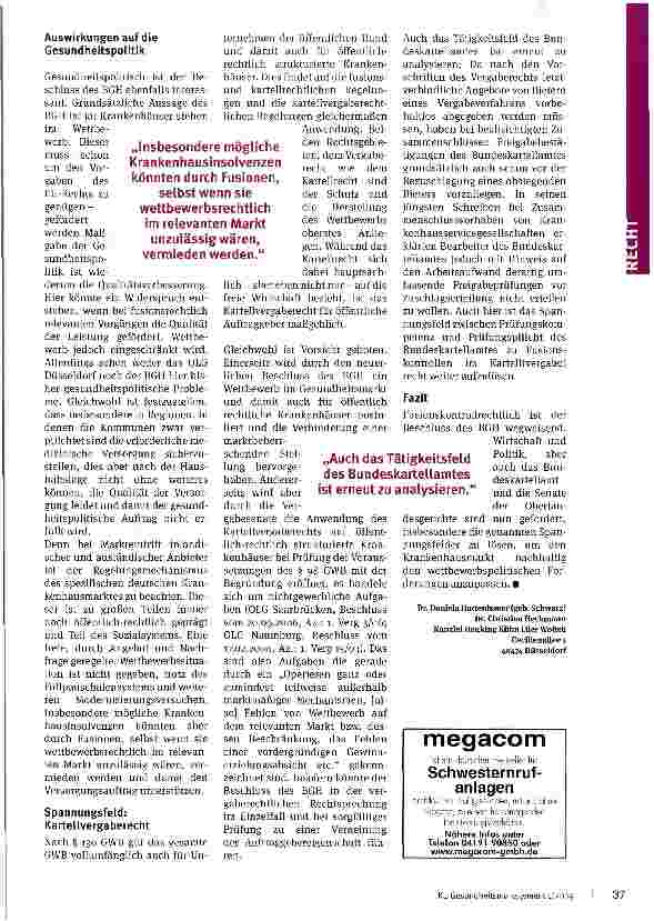 Vorschauseite 3: Markt oder nicht Markt?