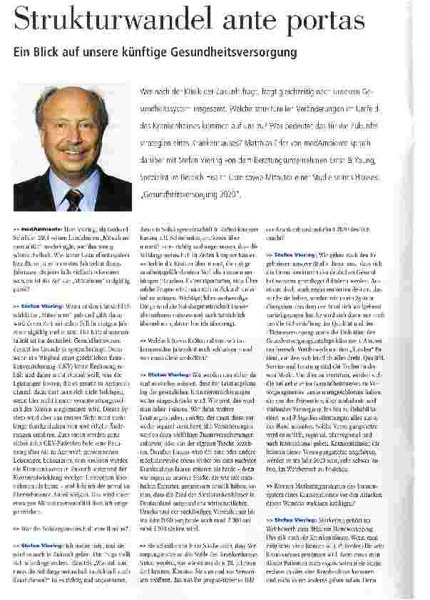 Vorschauseite 1: Strukturwandel ante portas