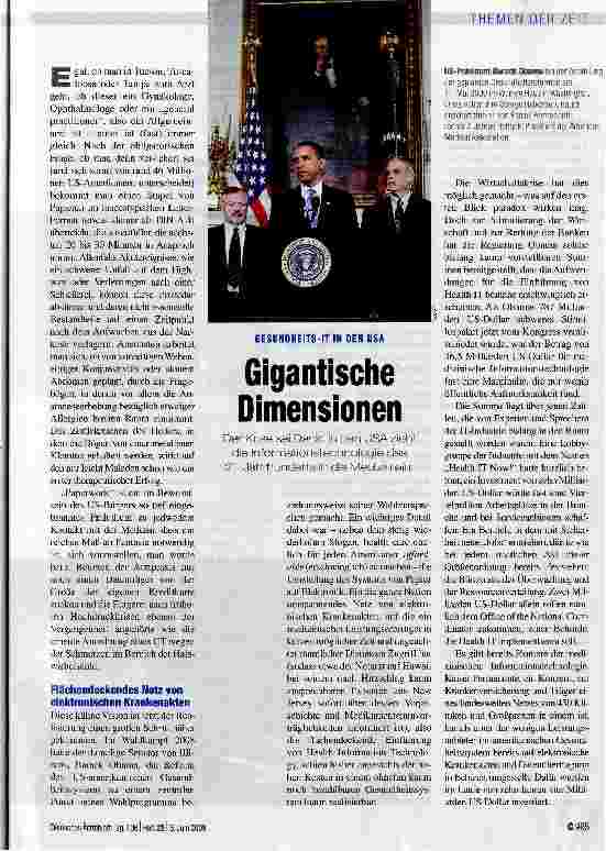 Vorschauseite 1: Gigantische Dimensionen