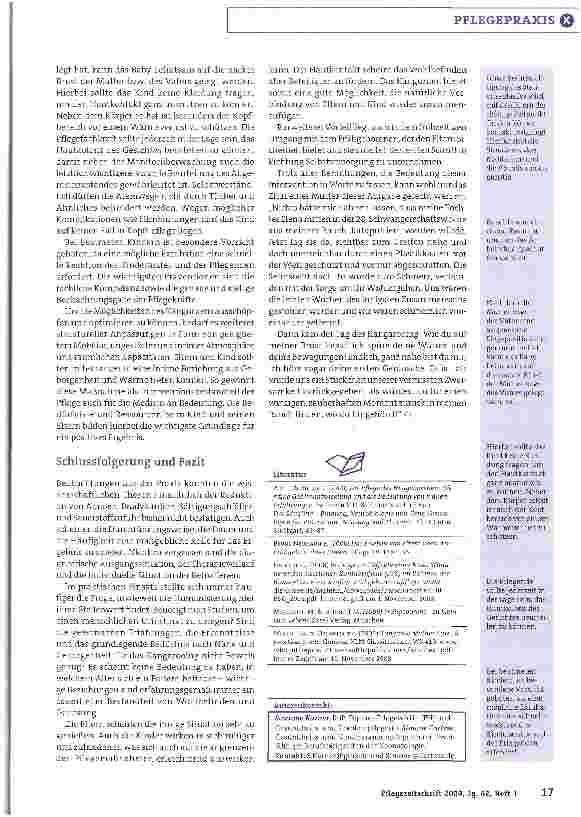 Vorschauseite 4: Wärme, Sicherheit und Geborgenheit vermitteln