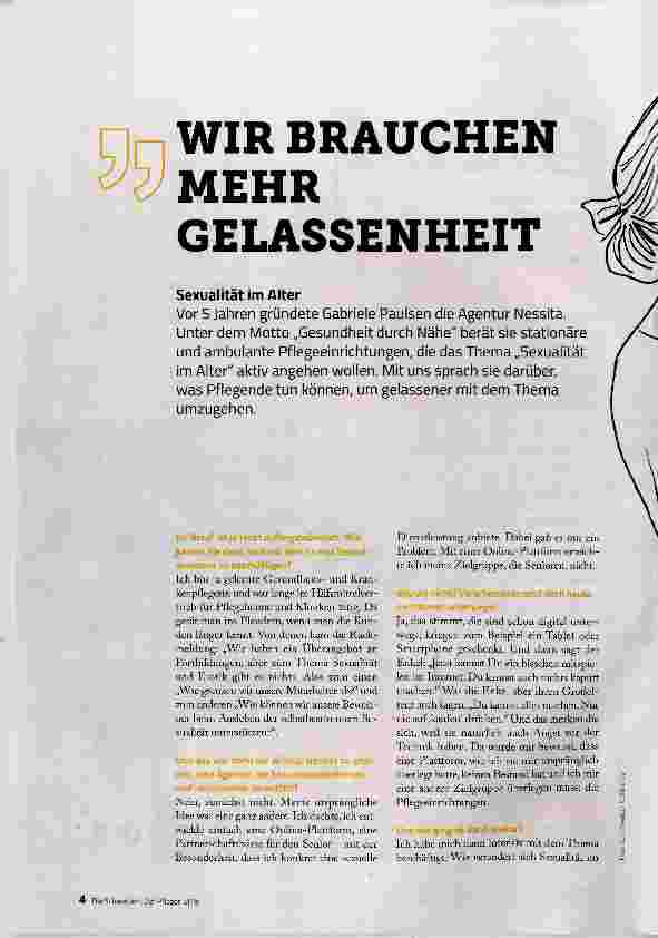 Vorschauseite 1: WIR BRAUCHEN MEHR GELASSENHEIT