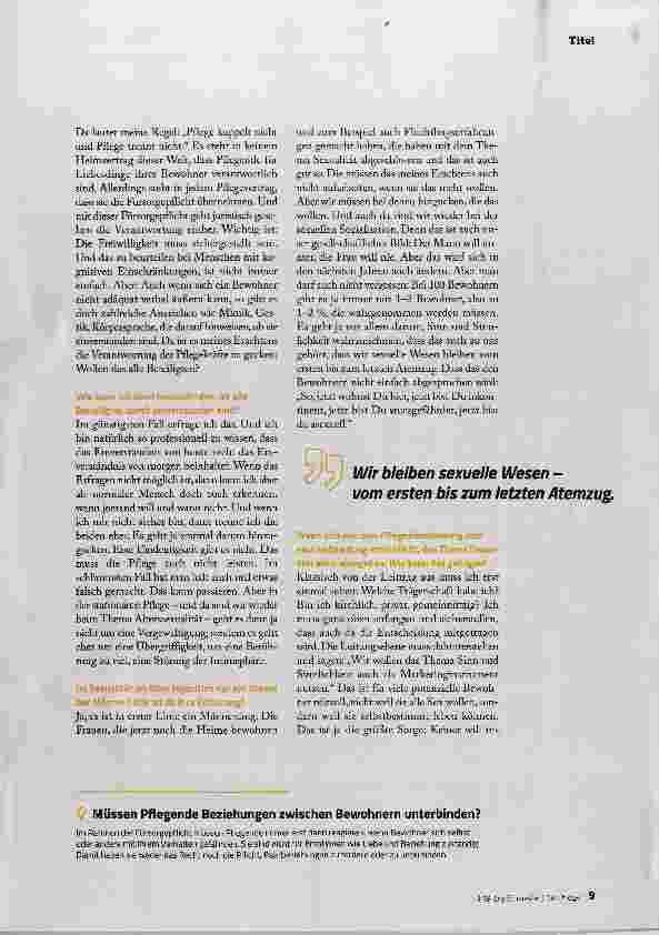 Vorschauseite 6: WIR BRAUCHEN MEHR GELASSENHEIT