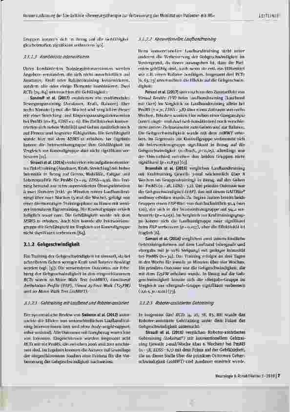 Vorschauseite 5: Bewegungstherapie zur Verbesserung der Mobilität von Patienten mit Multipler Sklerose