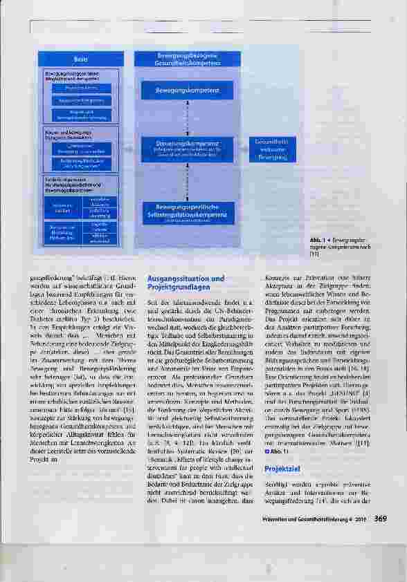 Vorschauseite 2: Mit Schwung und Energie durch den Tag. Partizipative Forschung zur Förderung derbewegungsbezogenen Gesundheitskompetenz bei Menschen mit Lernschwierigkeiten