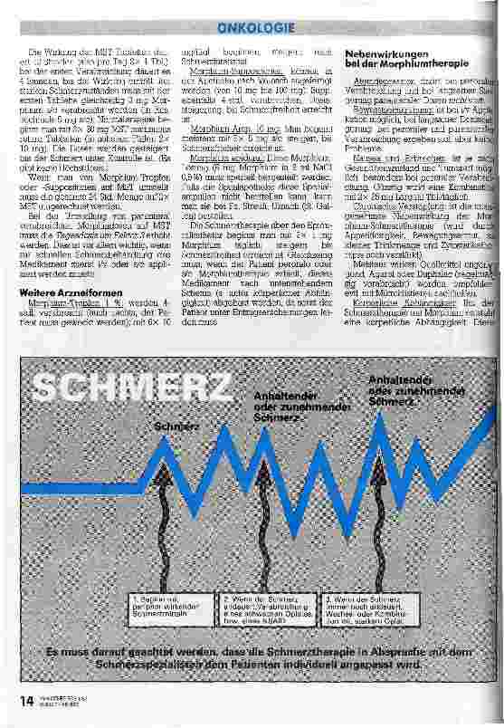 Vorschauseite 3: Schmerzfreie Tumorpatienten Keine Angst vor Schmerzmittelabgabe