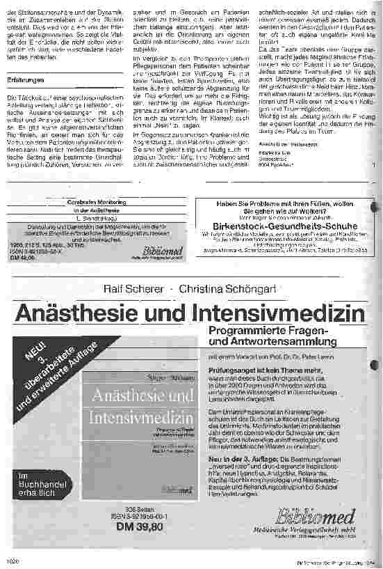 Vorschauseite 3: Krankenpflege auf einer psychoanalytisch orientierten psychosomatischen Station