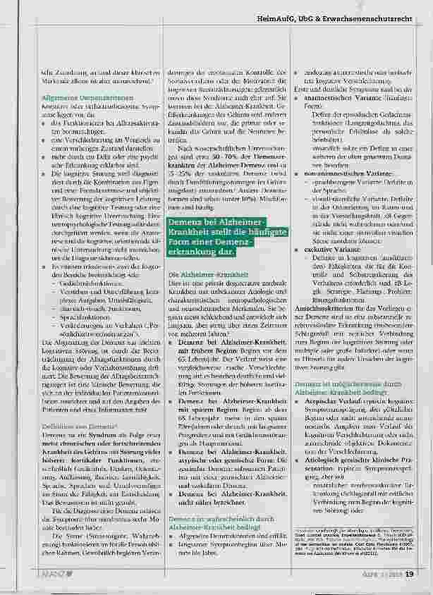 Vorschauseite 2: Entscheidungsfähigkeit und Demenzerkrankung