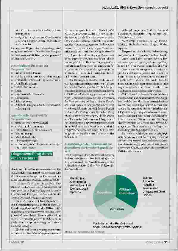 Vorschauseite 4: Entscheidungsfähigkeit und Demenzerkrankung